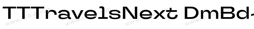 TTTravelsNext DmBd字体转换